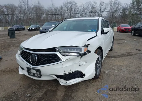 2019 Acura Tlx Standard from USA, damaged, VIN 19UUB2F3XKA006637